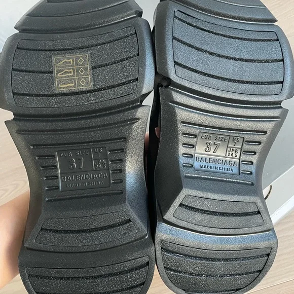 NWT Authentic Balenciaga Black Rubber mold Sandals slides - Picture 5 of 6